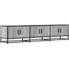 vidaXL Meuble TV sonoma gris 180x35x41 cm bois d'ingénierie