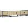 vidaXL Meuble TV chêne sonoma 210x35x41 cm bois d'ingénierie