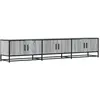 vidaXL Meuble TV sonoma gris 210x35x41 cm bois d'ingénierie