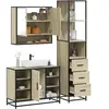 vidaXL Ensemble de meubles de salle de bain 3 pcs chêne sonoma
