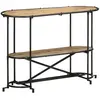 vidaXL Table console 110x42x76 cm bois massif de manguier brut