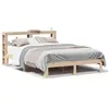 vidaXL Cadre de lit avec tête de lit 140x190 cm bois de pin massif