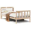 vidaXL Cadre de lit sans matelas 180x200 cm bois massif de pin