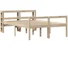 vidaXL Lit pour personne âgée et tête de lit 120x190cm bois pin massif