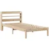 vidaXL Cadre de lit sans matelas 90x190 cm bois de pin massif