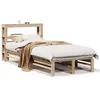vidaXL Cadre de lit sans matelas 140x190 cm bois de pin massif