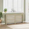 vidaXL Cache-radiateur chêne sonoma 175x20x82 cm bois d'ingénierie