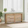vidaXL Cache-radiateur chêne artisanal 175x20x82 cm bois d'ingénierie