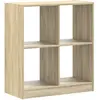 vidaXL Bibliothèque chêne sonoma 68,5x32x75 cm bois d'ingénierie