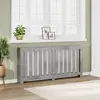 vidaXL Cache-radiateur gris béton 175x20x82 cm bois d'ingénierie