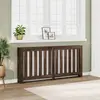 vidaXL Cache-radiateur chêne marron 175x20x82 cm bois d'ingénierie
