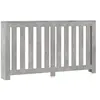 vidaXL Cache-radiateur gris béton 149x20x82 cm bois d'ingénierie
