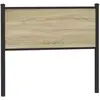 vidaXL Tête de lit sonoma 107 cm bois d'ingénierie et acier