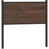 vidaXL Tête de lit chêne marron 80 cm bois d'ingénierie et acier