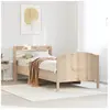 vidaXL Cadre de lit sans matelas 75x190 cm bois de pin massif