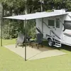 vidaXL Tapis de sol de camping crème 5x3 m