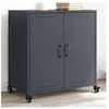 vidaXL Buffet anthracite 68,5x39x72 cm acier laminé à froid