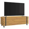 vidaXL Table basse 110x45x35 cm bois massif de teck
