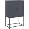 vidaXL Buffet haut anthracite 68,5x38,5x107 cm acier