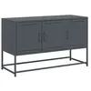 vidaXL Meuble TV anthracite 100,5x39x60,5 cm acier