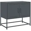 vidaXL Meuble TV anthracite 68,5x39x60,5 cm acier