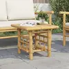 vidaXL Table d’appoint 45x45x45 cm bambou