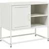 vidaXL Meuble TV vert olive 100,5x39x60,5 cm acier