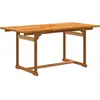 vidaXL Ensemble à manger de jardin 7pcs bois d'acacia solide textilène