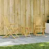 vidaXL Ensemble de bistro 3 pcs bambou