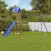 vidaXL Aire de jeux d'extérieur bois de pin imprégné