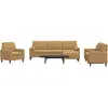 vidaXL Ensemble de canapés 4 pcs avec coussins et traversins velours