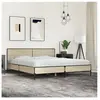 vidaXL Cadre de lit chêne sonoma 180x200 cm bois d'ingénierie et métal