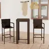 vidaXL Cadre de lit chêne marron 90x190 cm bois d'ingénierie