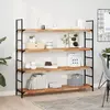 vidaXL Étagères flottantes 4 pcs 120x30x4 cm acacia massif à l'huile