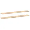 vidaXL Étagères flottantes 2 pcs 120x20x2 cm acacia massif non traité