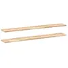 vidaXL Étagères flottantes 2 pcs 160x20x2 cm acacia massif non traité