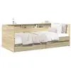 vidaXL Lit de jour et tiroirs chêne sonoma 90x190 cm bois d'ingénierie