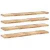 vidaXL Étagères flottantes 4 pcs 160x30x4 cm acacia massif non traité