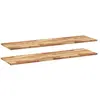 vidaXL Étagères flottantes 2 pcs 120x40x2 cm acacia massif à l'huile