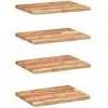 vidaXL Étagères flottantes 4 pcs 60x30x2 cm acacia massif à l'huile