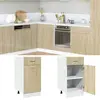 vidaXL Armoire de plancher tiroir chêne sonoma bois d'ingénierie
