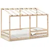 vidaXL Lit pour enfants avec toit blanc 80x200 cm bois massif de pin
