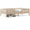 vidaXL Cadre de lit 90x200 cm bois de pin massif