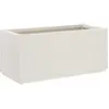 vidaXL Jardinière blanc 80x36x35 cm PP