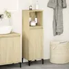 vidaXL Armoire salle de bain chêne sonoma 30x30x100 cm