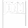 vidaXL Tête de lit métal blanc 75 cm