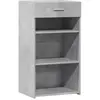 vidaXL Buffet gris béton 50x42,5x93 cm bois d'ingénierie