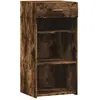 vidaXL Buffet chêne fumé 45x42,5x93 cm bois d'ingénierie