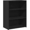 vidaXL Buffet noir 70x41x93 cm bois d'ingénierie