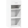 vidaXL Buffet blanc 40x42,5x93 cm bois d'ingénierie